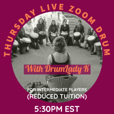 TUESDAY Live Online Zoom Class for Intermediate Players (reduced tuition)